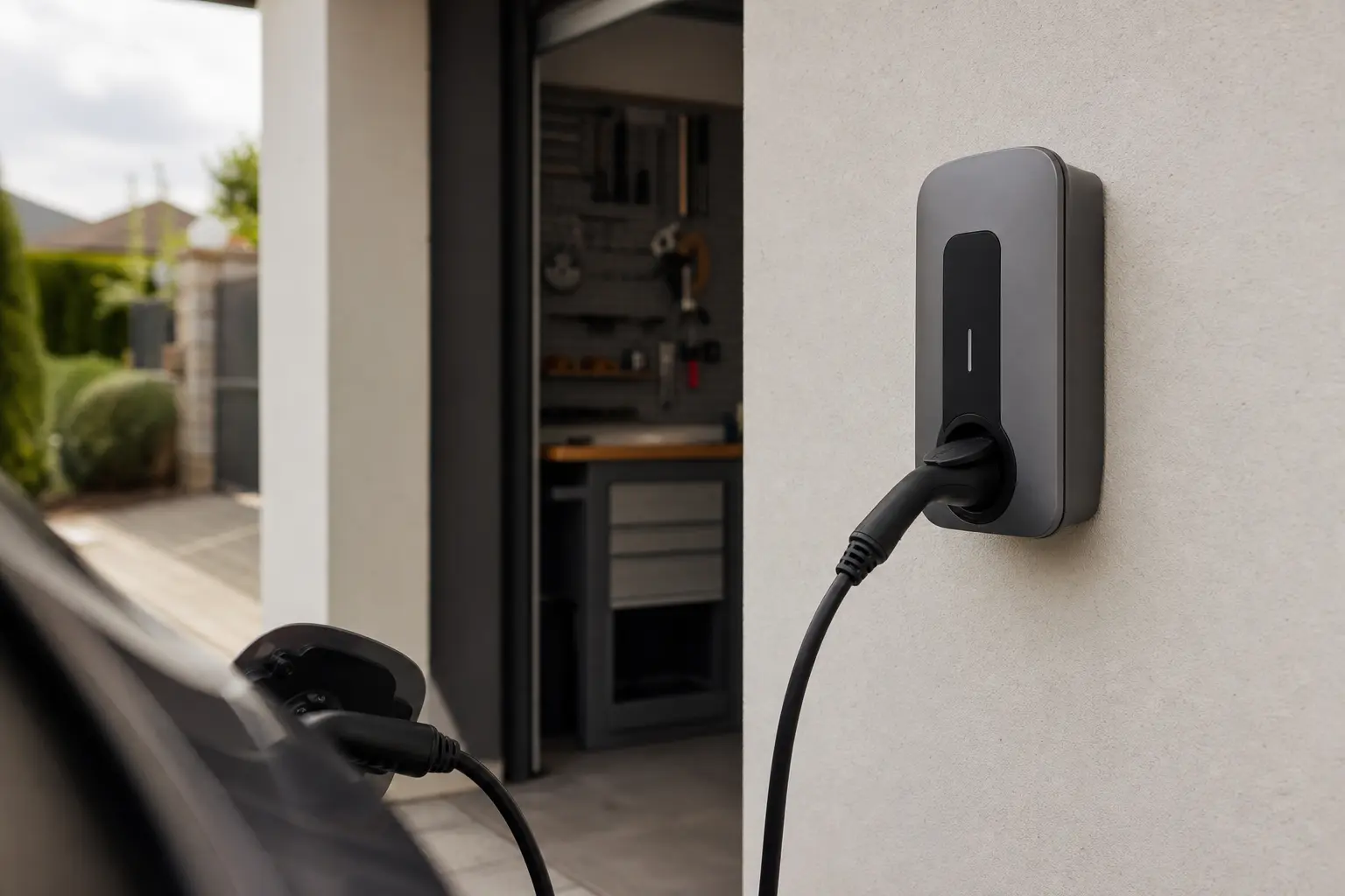 Prípojka a wallbox pre elektromobil