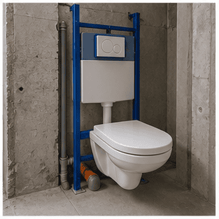 Montáž závesného WC s podomietkovou nádržkou